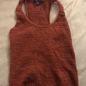 American Eagle Scrunched Tank Top. Tight Fitted.